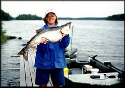 Lake trout fishing